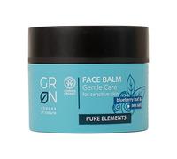 Grn shades of nature 30323 Bálsamo facial para cosméticos orgánicos cuidado suave, sal marina y hoja orgánica de arándanos, para pieles sensibles, intenso y rico, 50 ml