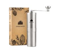 Molinillo de café de Mano con mecanismo de cerámica de Groenenberg | Molinillo de café manual, molinillo de café expreso, acero inoxidable, grado de molienda regulable, ajuste sin niveles