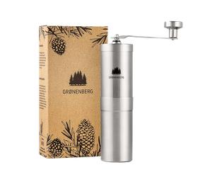 Grønenberg Molinillo manual de café de acero inoxidable