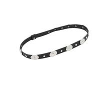 GRNUS Bandas de sombrero para sombreros de vaquero, sombreros de ranchero de Panamá, sombreros de fedora, sombreros de hombre y mujer, hechos a, Plata ovalada., Talla única