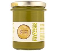 Grocer Planet - Crema de Pistacho (200g) | Sabor Dulce | Con 45% Pistachos Mediterráneos | Comida Italiana Gourmet | Ideal para Desayunos y Postres