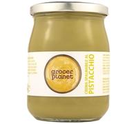 Grocer Planet - Crema de Pistacho (600g) | Con 45% Pistachos Mediterráneos | Sabor Dulce | Comida Italiana Gourmet | Ideal para Desayunos y Postres