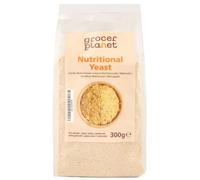 Grocer Planet - Levadura Nutricional en Copos (300g) | Natural | Apta para Veganos | Sin OGM | Excelente fuente de proteínas y fibra vegetal | Alternativa al Queso | Sabor rico y sabroso