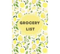 GROCERY LIST: 120 Pages to Organize Your Weekly Shopping