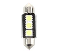 GROCKSTR 2 bombillas de 36 mm, 3 LED, color blanco