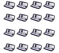 GROCKSTR 20X Enfriador de Insulina Estuche de Viaje Organizador de Medicamentos para Diabéticos Enfriador Bolsa Azul Marino