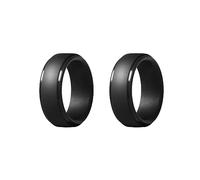 GROCKSTR 2piezas 8mm Popular Camuflaje Hombres Negros Anillos Frescos de Silicona Anillo de Bodas de Goma Anillo de Deportes Ambientales 8