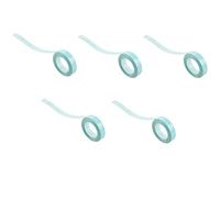 GROCKSTR 5 cintas adhesivas fuertes de doble cara para todas las extensiones de cabello, 3 metros/rollo