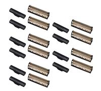 GROCKSTR 5Set Clipper Blade para Km-1102 Clipper Electric Shaver Parts Net Gold