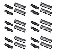 GROCKSTR 6Set Clipper Blade para Km-1102 Clipper Electric Shaver Parts Net Silver