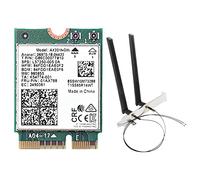 GROCKSTR AX201NGW Tarjeta WiFi con Antena 2.4 Ghz+5Ghz WiFi 6 3000Mbps M.2 CNVio2 Bluetooth 5.1 Tarjeta de red WiFi para Win10 Reemplazo