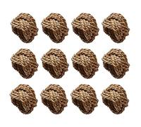 GROCKSTR Juego de 12 servilleteros para mesa de cocina, servilleteros para decoración de bodas, servilleteros bohemios, servilleteros de agricultores