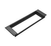 GROCKSTR Placa de panel de fascia para radio estéreo de coche 1 DIN, adaptador de marco para A4 B6 2000-2006, embellecedor interior de coche