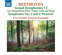 Grodd - Grandes (Volume 2) -Symphonies N° 2 et N° 6"Pastorale (Arr. pour Flûte, Violon, Violoncelle et Piano Hummel)