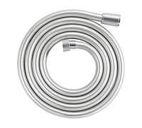 GROE Vitalioflex Silver - Manguera de ducha (2m, resistente al calor, sistema anti-torsión, conexión universal, instalación QuickFix), plata, 27507001