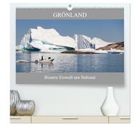 Grönland Bizarre Eiswelt um Ilulissat (hochwertiger Premium Wandkalender 2026 DIN A2 quer), Kunstdruck in Hochglanz: Die faszinierende Eiswelt des ... von Anfang an in einen magischen Bann.