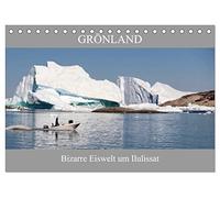 Grönland Bizarre Eiswelt um Ilulissat (Tischkalender 2026 DIN A5 quer), CALVENDO Monatskalender: Die faszinierende Eiswelt des Ilulissat Eisfjord ... von Anfang an in einen magischen Bann.