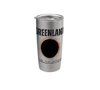Groenlandia 2026 eclipse solar agosto 12, 2026 Vaso térmico de acero inoxidable de doble pared