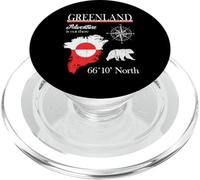 Groenlandia - Adventure Is out There - Bandera de Groenlandia PopSockets PopGrip para MagSafe