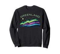 Groenlandia Aurora Boreal Nuuk Ártico Aurora Escena Vacaciones Sudadera