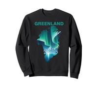 Groenlandia Aurora Boreal Nuuk Ártico Aurora Escena Vacaciones Sudadera