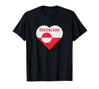 Groenlandia Love Flag Travel - Tops, Camisetas y Accesorios Nuuk Camiseta