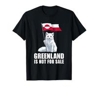 Groenlandia no a la Venta Bandera de Groenlandia Fox Groenlandeses Camiseta