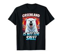 Groenlandia No Se Vende Oso Polar Mensaje Político Camiseta