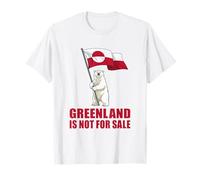 Groenlandia Not For Sale tee Groenlandia Flag Bear Groenlandeses Camiseta