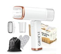 Groevi© Plancha Vertical Vapor 1200W Incluye 4 Accesorios Plancha de Viaje Plancha Ropa Portátil y compacta Vapor Rápido para Varios Tejidos Cepillo De Vapor Steamer