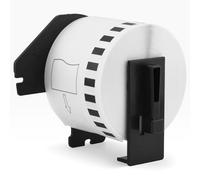 GROF 1 rollo de etiquetas térmicas continuas DK-22223, 50 mm × 30,48 m, compatibles con impresoras de etiquetas Brother QL, rollos continuos autoadhesivos para oficina, almacén y envío (1)