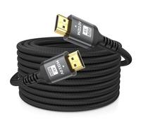 grofyllaa Cable HDMI 4K de 65 pies, cable HDMI 2.0 de ultra alta velocidad de 18 Gbps, 4K@60Hz, 3D, conectores chapados en oro, Ethernet, retorno de audio y video, cable HDMI, para UHD TV, monitor