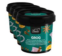 Grog Bembo - Mezcla de Especias para Grog - Mezcla de Especias para Ron Caliente - Aperitivos y Cócteles - Made in Italy (Paquete de 4)