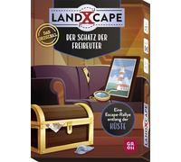 Groh LandXcape - Der Schatz Der Freibeuter: Eine Escape-Rallye entlang Der Küste Von Nord- & Ostsee | Mehrfach spielbares Escape Game mit 50 Karten für Kinder AB 12 und Erwachsene