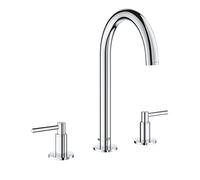 GROHE 20009003 - Atrio Grifo de baño de 3 agujeros para lavabo, DN 15, cromo