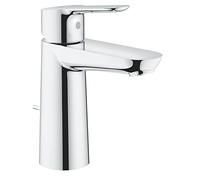 Grohe 23758000 Mezclador Lavabo, BauEdge, Vaciador Automatico, Cromo, M