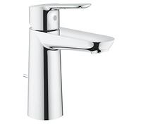 Grohe Bauedge - Grifo de baño con vaciador automático y EcoJoy, tamaño M, acabado cromado (Ref. 23759000)