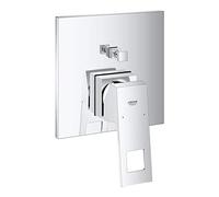 GROHE 24094000 - Eurocube Mezclador con inversor de 3 vías. | GROHE QuickFix 24094000 - Cartucho de cartucho de cerámica con una sola mano, fijación oculta (cromo)