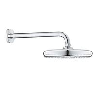 Grohe 26411000 Conjunto Ducha Mural Con Brazo 286mm, 1 Chorro, Tempesta 210, Cromo