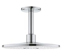 Grohe Rainshower 310 SmartActive Juego de ducha mural Salida de techo 142 mm, 2 tipos de chorro, 26477LS0, Color: Blanco Luna
