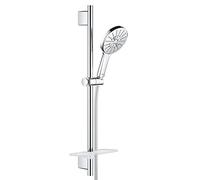 GROHE Conjunto de ducha a pared Rainshower SmartActive 130 - 3 chorros, StarLight Chrome 26575000
