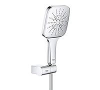 Grohe 26588000 26588000-Rainshower SmartActive 130 Conjunto de Ducha con Soporte 3 chorros, 130 mm Cube