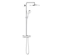 Sistema de ducha Grohe Rainshower SmartActive 310 con mezclador termostÃ¡tico, montado en la pared, Color: Blanco Luna - 26647LS0