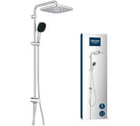 Grohe 26986001 Columna de Ducha con Desviador Manual Vitalio Comfort 250, Ahorro de Agua, Cromo