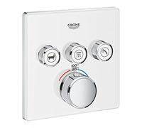 GROHE 29165LS0 Vidrio Cuadrado US THM SmartControl 3, Luna Blanca, Without SmartBox