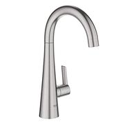 GROHE 30026DC2 Grifo de Pilar con función de Filtro, Acabado de níquel Cepillado