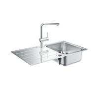Grohe Minta fregadero con grifo acero/acero 31573SD1