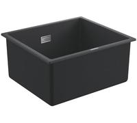 Grohe 31653AP0 - K700 Bajo encimera Fregadero de granito, Gris (Granite Black), 45.7 x 40.6 cm