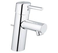 Grohe Concetto Mezclador monomando de lavabo, tamaño S, proyección 101mm, desagüe automático, cromo, 32204001