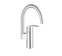 Grohe 33202002 Eurosmart - Grifo de Cocina 1/2", Caño Alto, Color Cromo